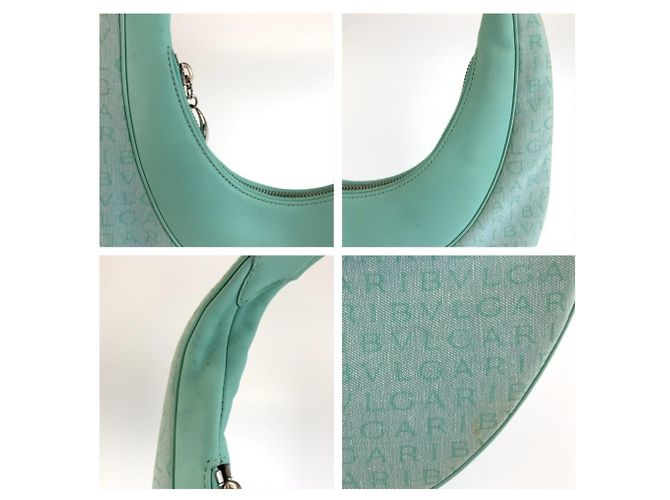 Bulgari Borsa Bvlgari Logomania Mint Green Verde - vista 7