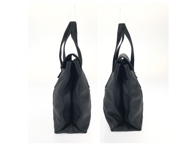 Bulgari Borsa Tote/Spalla Bvlgari Vintage in pelle nera 2-Way Nero - vista 8
