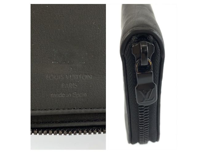 Louis Vuitton Monogram Shadow Langbeutel Schwarz - Ansicht 3