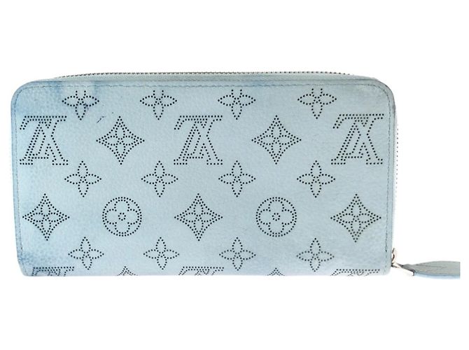 Louis Vuitton Monogram Mahina Zippy Wallet Hellblau - Ansicht 2