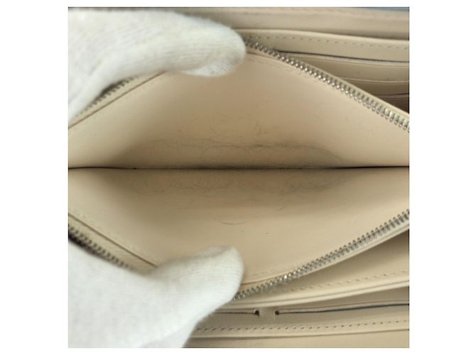 Louis Vuitton Monogram Mahina Zippy Wallet Hellblau - Ansicht 9