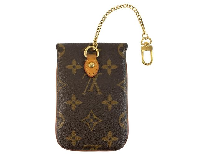 Louis Vuitton Monogram Etui Telephone MM Pouch Marrone Monogramma - vista 2