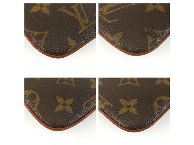 Louis Vuitton Monogram Etui Telephone MM Pouch Marrone Monogramma - vista 3