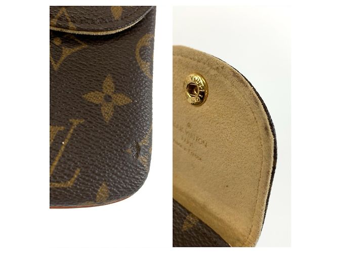 Louis Vuitton Monogram Etui Telephone MM Pouch Marrone Monogramma - vista 6