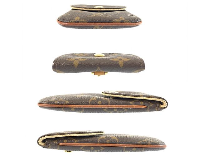 Louis Vuitton Monogram Etui Telephone MM Pouch Marrone Monogramma - vista 9