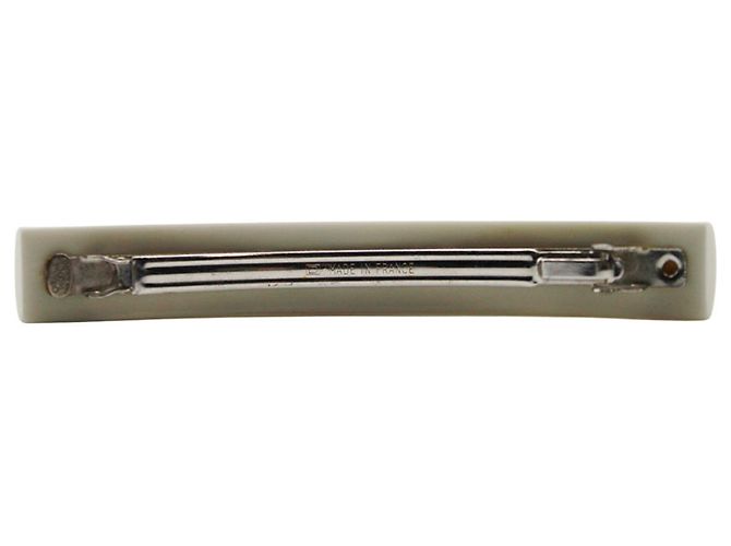 Fermi capelli Chanel bianchi Bianco - vista 2