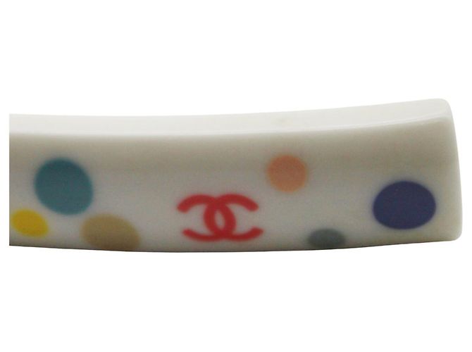 Fermi capelli Chanel bianchi Bianco - vista 3