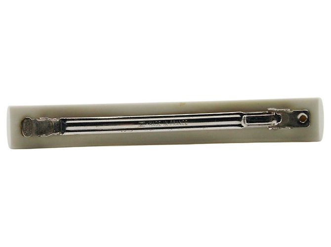 Fermi capelli Chanel bianchi Bianco - vista 4