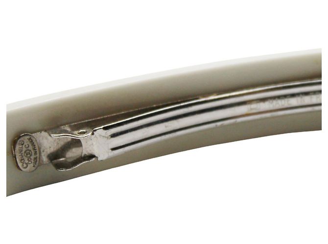 Fermi capelli Chanel bianchi Bianco - vista 7