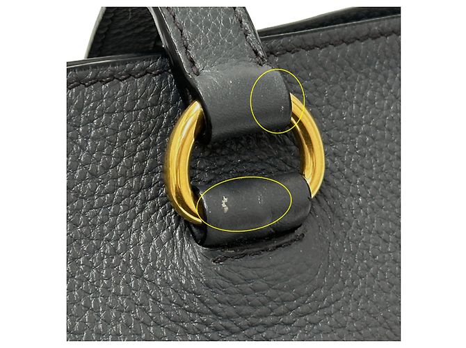 Borsa Tote Prada in pelle grigia Marrone - vista 12