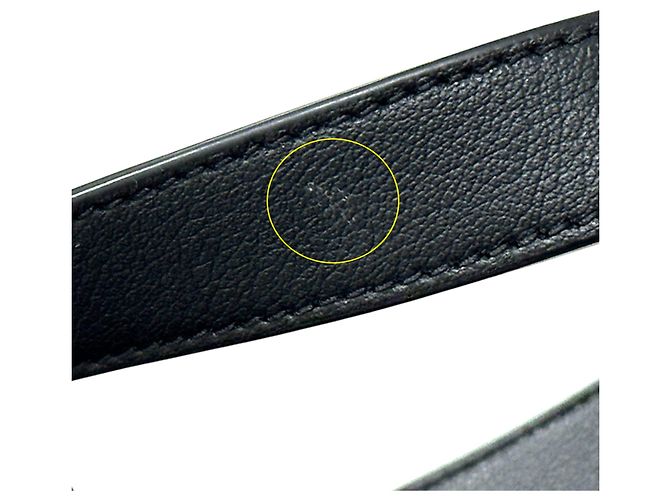 Borsa Tote Saint Laurent in pelle nera Nero - vista 13