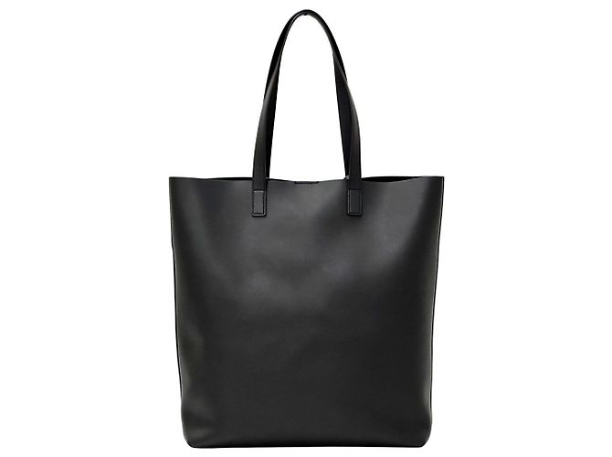 Borsa Tote Saint Laurent in pelle nera Nero - vista 2