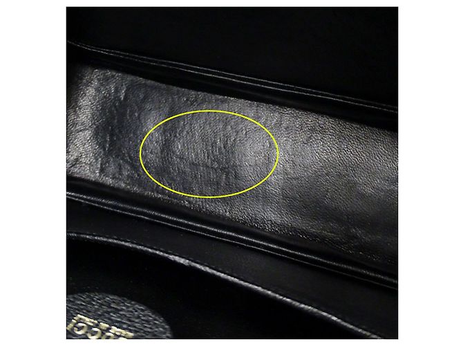 Bamboo Borsa Gucci in pelle nera e bambù Nero - vista 14