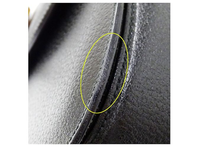 Bamboo Borsa Gucci in pelle nera e bambù Nero - vista 8