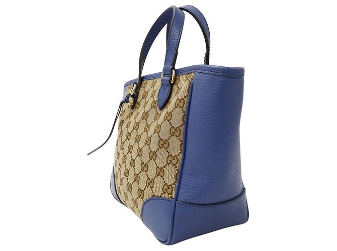 Borsa a mano/Borsa a tracolla da donna Gucci Blu Beige - vista 5