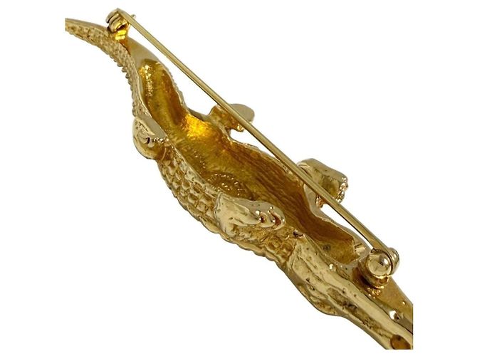 Céline Spilla Celine motivo coccodrillo D'oro - vista 6