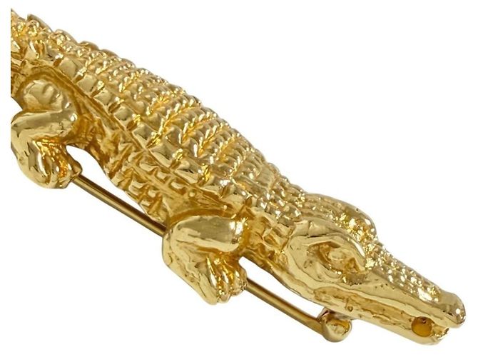 Céline Spilla Celine motivo coccodrillo D'oro - vista 8