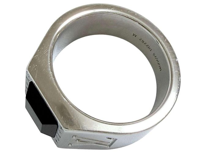 Bague chevalière Louis Vuitton pour homme Argenté - vue 5