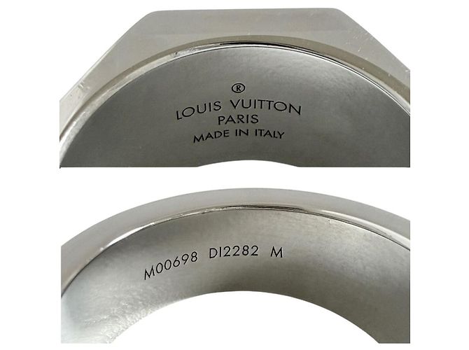 Bague chevalière Louis Vuitton pour homme Argenté - vue 7
