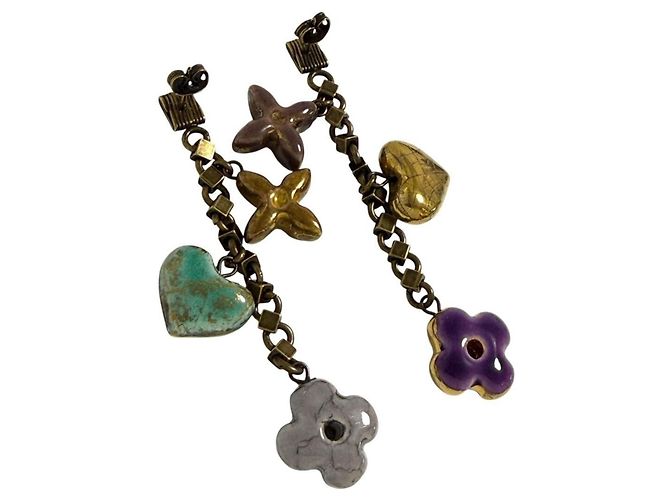 Orecchini a catena da donna Louis Vuitton con multi-charm - vista 2
