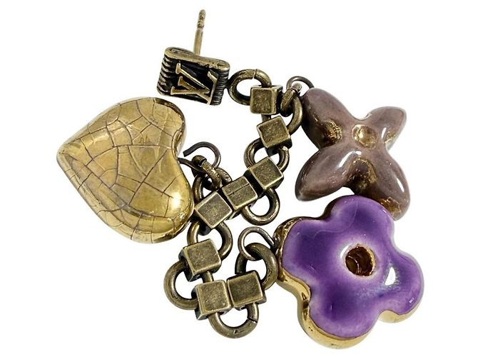 Orecchini a catena da donna Louis Vuitton con multi-charm - vista 3