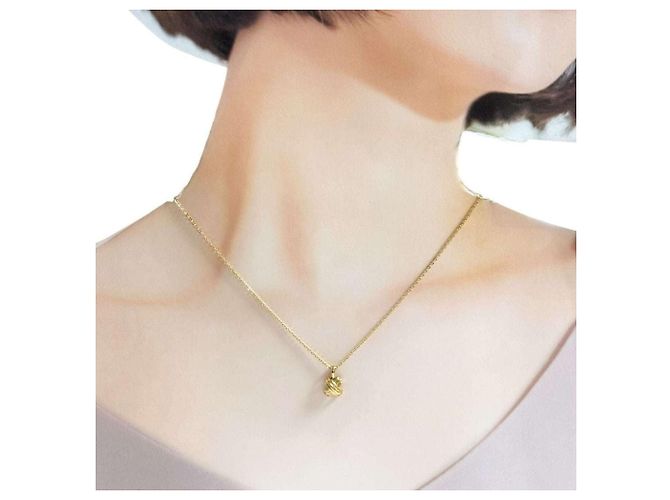 Collana Croce Signature Tiffany & Co. Unisex in Oro Giallo 18K - vista 10