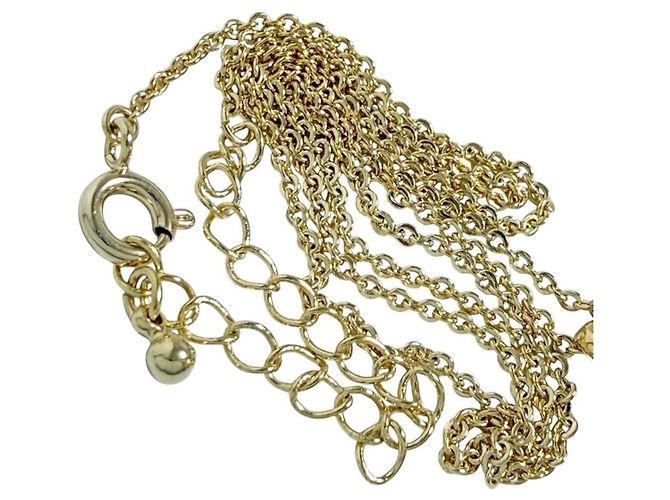Collana Croce Signature Tiffany & Co. Unisex in Oro Giallo 18K - vista 5