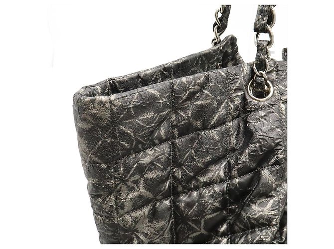 Chanel Melrose Shopper Tote Grau - Ansicht 6