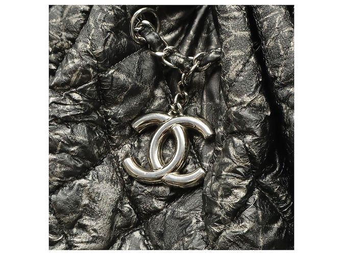 Chanel Melrose Shopper Tote Grau - Ansicht 8