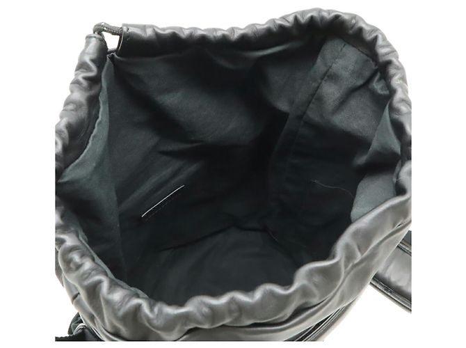 Borsa secchiello con coulisse Bottega Veneta Nero - vista 6