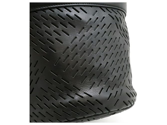 Borsa secchiello con coulisse Bottega Veneta Nero - vista 9