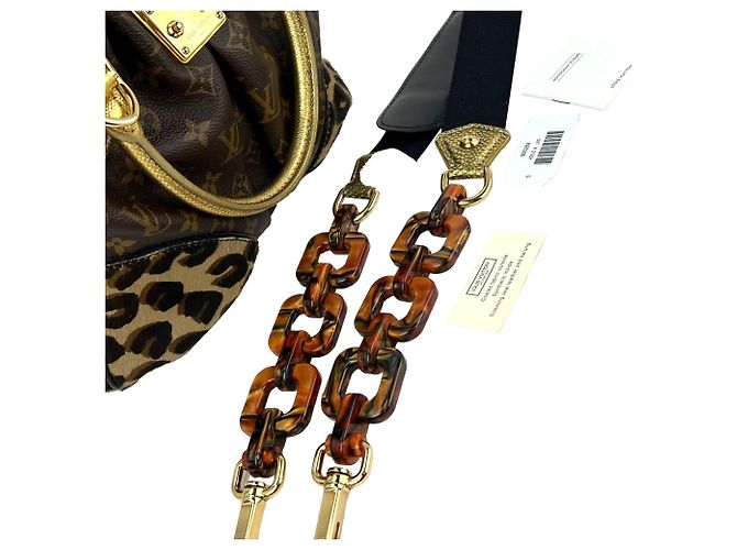 Bolso Louis Vuitton Adele Monogram Leopard Shoulder Bag Limited Edition Castaño - vista 3