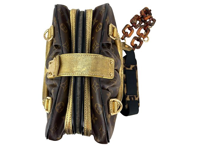 Bolso Louis Vuitton Adele Monogram Leopard Shoulder Bag Limited Edition Castaño - vista 8