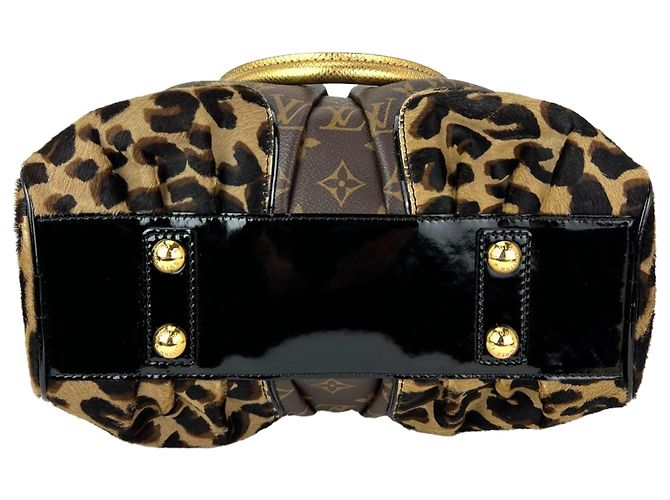 Bolso Louis Vuitton Adele Monogram Leopard Shoulder Bag Limited Edition Castaño - vista 9