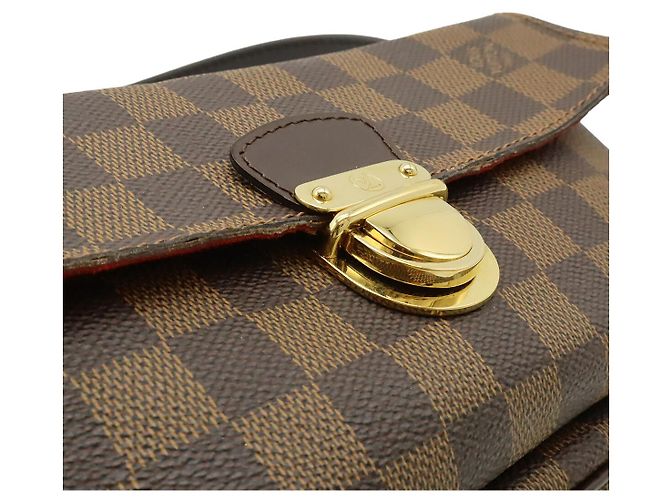 Borsa a tracolla Louis Vuitton Damier Ravello GM Marrone - vista 8