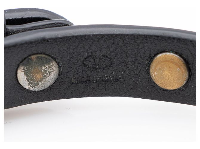 Valentino Garavani Valentino Rockstud Armband aus Kalbsleder Schwarz - Ansicht 3