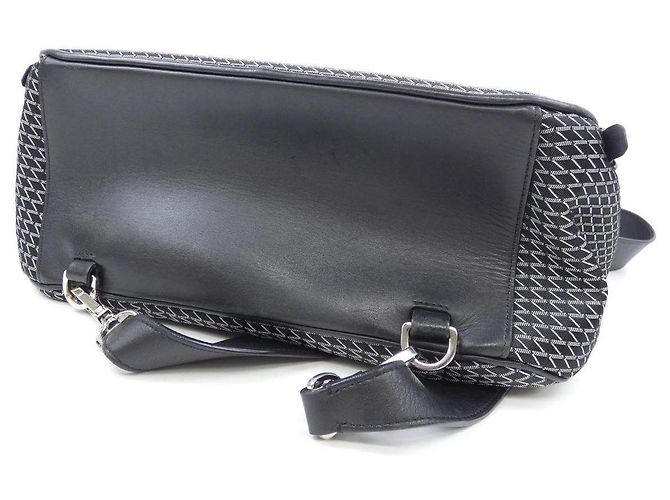 Valextra K-VAL Leder Tote Bag Schwarz - Ansicht 4