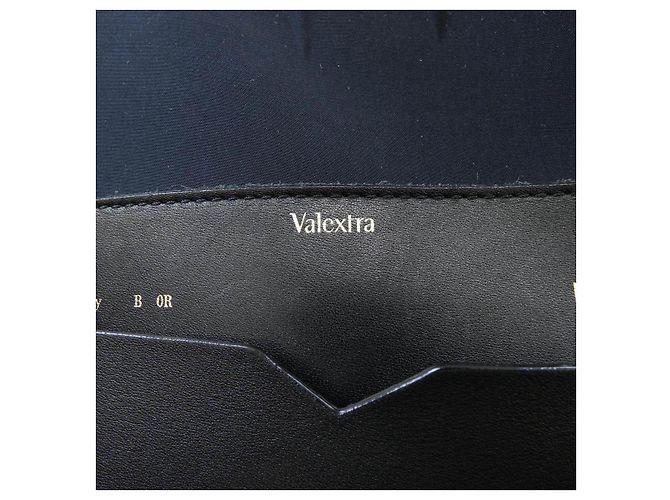 Valextra K-VAL Leder Tote Bag Schwarz - Ansicht 5