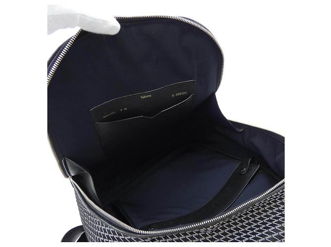 Valextra K-VAL Leder Tote Bag Schwarz - Ansicht 6