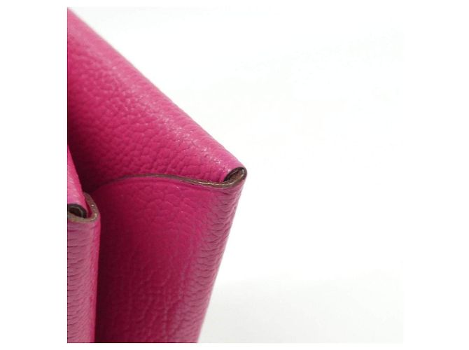 Hermès Tarjetero Hermes Calvi Chevre Rosa - vista 2
