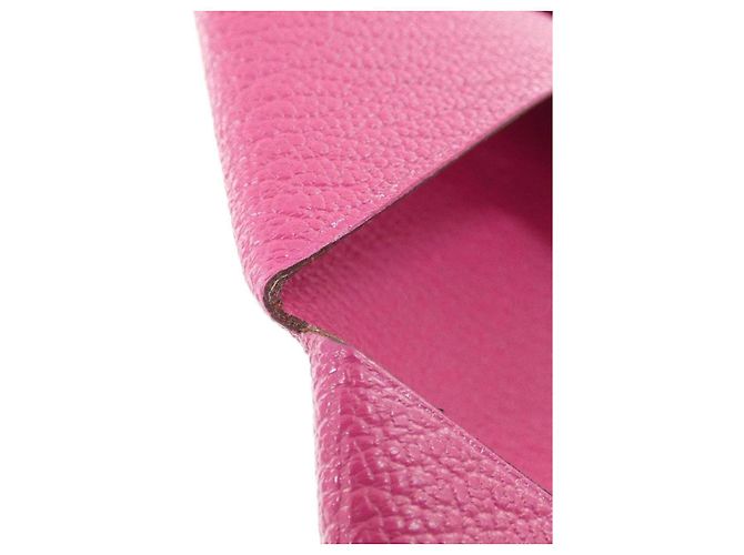 Hermès Tarjetero Hermes Calvi Chevre Rosa - vista 4
