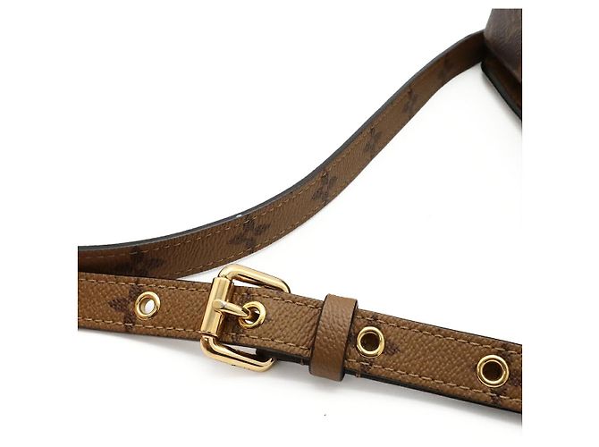 Louis Vuitton Pochette Metis MM Marrone - vista 5