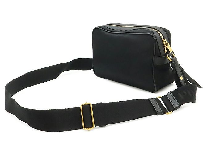 Bolso bandolera Prada de nylon negro - vista 2