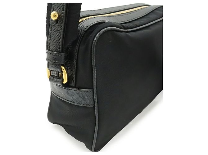 Bolso bandolera Prada de nylon negro - vista 4