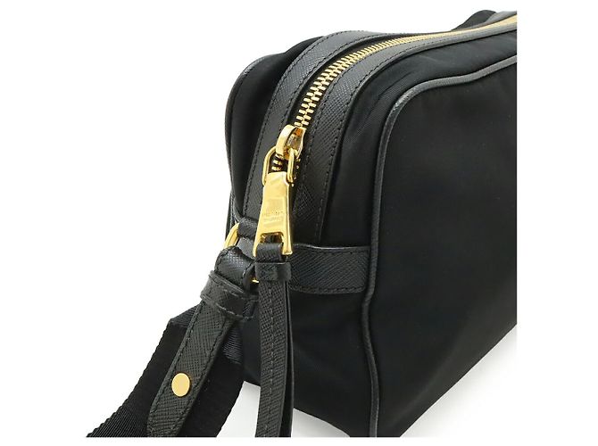 Bolso bandolera Prada de nylon negro - vista 6