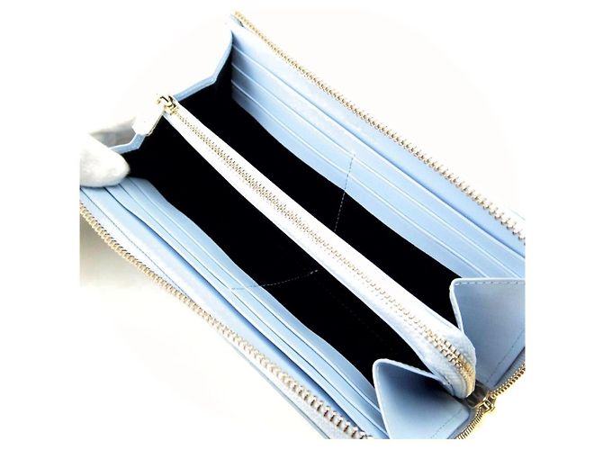 Portafoglio lungo in pelle Paul Smith Blu - vista 4