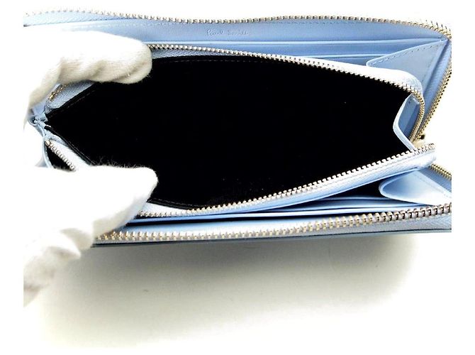 Portafoglio lungo in pelle Paul Smith Blu - vista 5