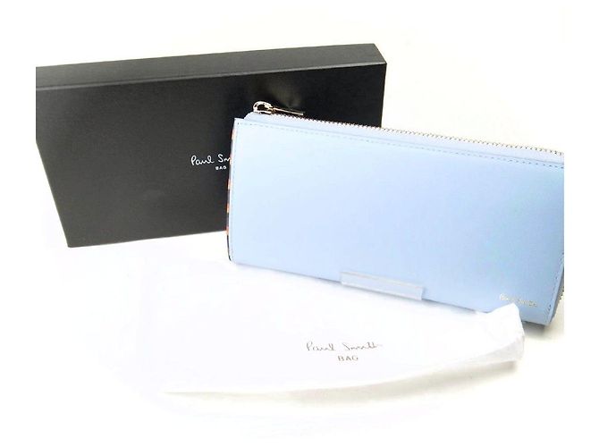 Portafoglio lungo in pelle Paul Smith Blu - vista 6