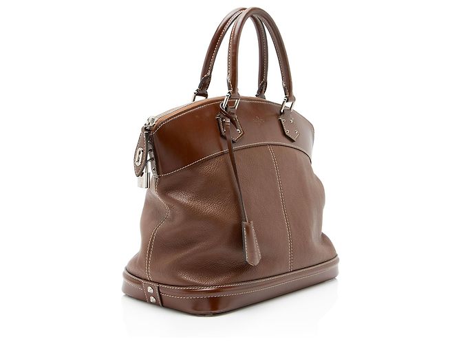 Borsa Lockit MM vintage in pelle Suhali di Louis Vuitton Marrone - vista 2