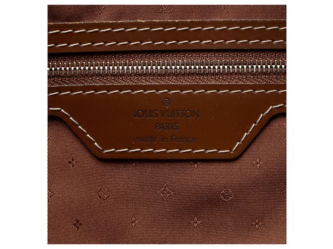 Borsa Lockit MM vintage in pelle Suhali di Louis Vuitton Marrone - vista 8
